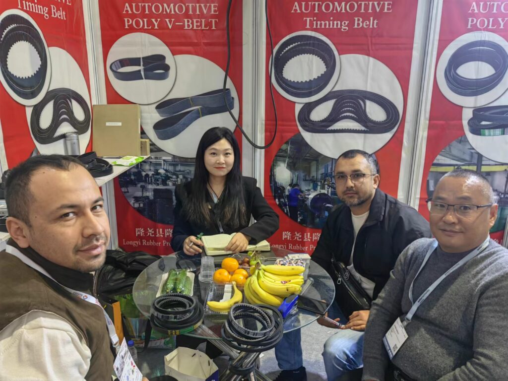 Revolutionizing the Auto Industry: Longyi rubber belt factory Shines at Shanghai automechanika Auto Parts Fair** 4 Revolutionizing the Auto Industry: Longyi rubber belt factory Shines at Shanghai automechanika Auto Parts Fair** WechatIMG204
